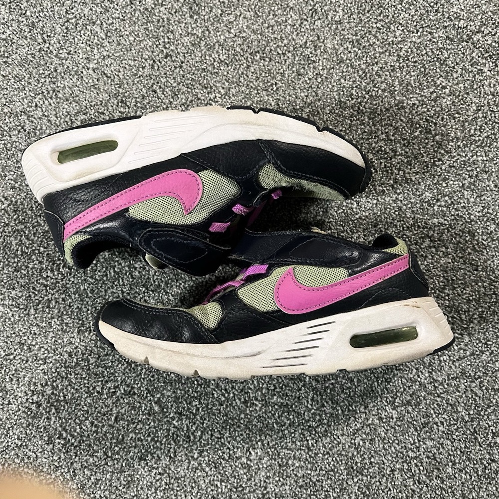 Nike Air Max SC Hook Loop Shoes Youth 2Y Black Pink Running Sneakers CZ5356-300 - Picture 3 of 9